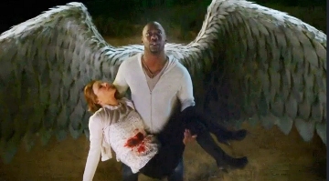 Amenadiel Firstborn with wings unfurled